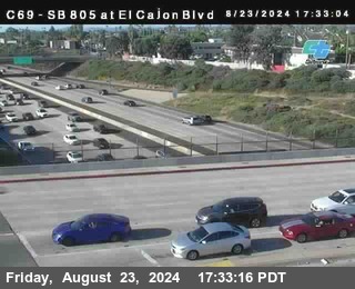 SB 805 at El Cajon Blvd (On Ramp)