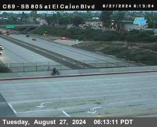 SB 805 at El Cajon Blvd (On Ramp)