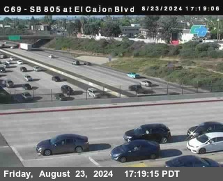 SB 805 at El Cajon Blvd (On Ramp)