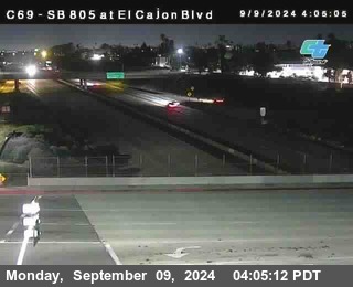 SB 805 at El Cajon Blvd (On Ramp)