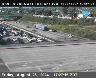 SB 805 at El Cajon Blvd (On Ramp)