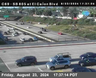 SB 805 at El Cajon Blvd (On Ramp)