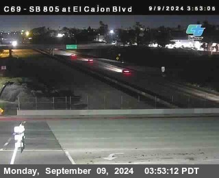 SB 805 at El Cajon Blvd (On Ramp)