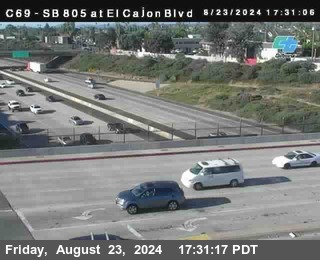 SB 805 at El Cajon Blvd (On Ramp)