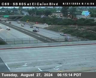 SB 805 at El Cajon Blvd (On Ramp)