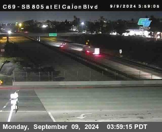 SB 805 at El Cajon Blvd (On Ramp)