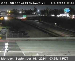 SB 805 at El Cajon Blvd (On Ramp)