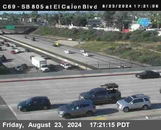 SB 805 at El Cajon Blvd (On Ramp)