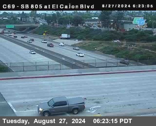 SB 805 at El Cajon Blvd (On Ramp)