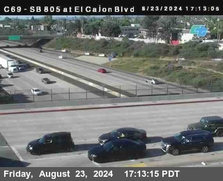 SB 805 at El Cajon Blvd (On Ramp)