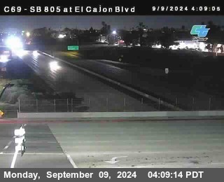 SB 805 at El Cajon Blvd (On Ramp)