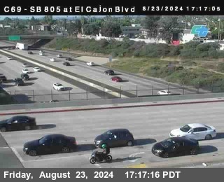 SB 805 at El Cajon Blvd (On Ramp)