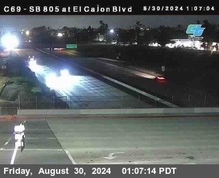 SB 805 at El Cajon Blvd (On Ramp)