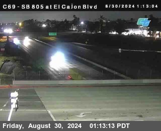 SB 805 at El Cajon Blvd (On Ramp)