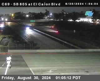 SB 805 at El Cajon Blvd (On Ramp)