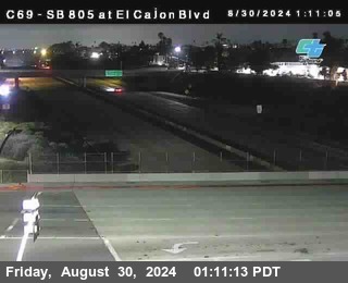 SB 805 at El Cajon Blvd (On Ramp)