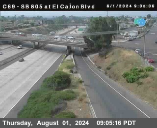 SB 805 at El Cajon Blvd (On Ramp)