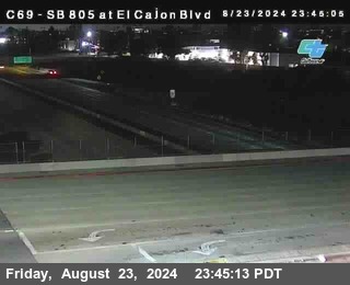 SB 805 at El Cajon Blvd (On Ramp)