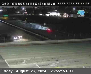 SB 805 at El Cajon Blvd (On Ramp)