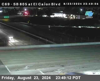 SB 805 at El Cajon Blvd (On Ramp)