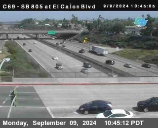 SB 805 at El Cajon Blvd (On Ramp)