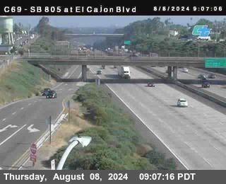 SB 805 at El Cajon Blvd (On Ramp)