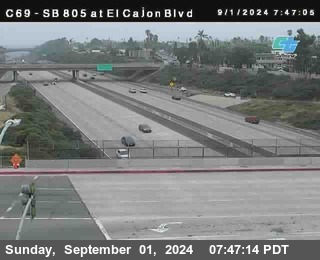 SB 805 at El Cajon Blvd (On Ramp)