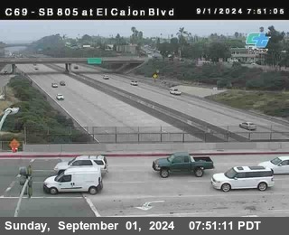 SB 805 at El Cajon Blvd (On Ramp)