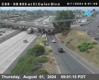 SB 805 at El Cajon Blvd (On Ramp)