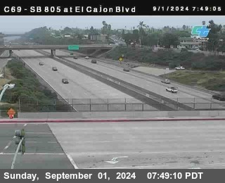 SB 805 at El Cajon Blvd (On Ramp)