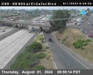 SB 805 at El Cajon Blvd (On Ramp)