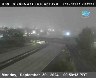 SB 805 at El Cajon Blvd (On Ramp)