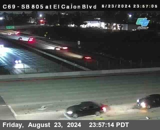 SB 805 at El Cajon Blvd (On Ramp)