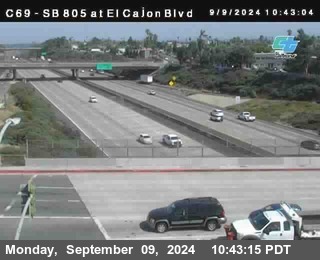 SB 805 at El Cajon Blvd (On Ramp)