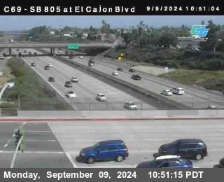 SB 805 at El Cajon Blvd (On Ramp)