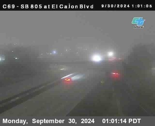 SB 805 at El Cajon Blvd (On Ramp)