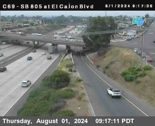 SB 805 at El Cajon Blvd (On Ramp)