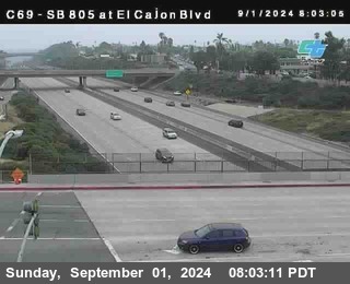 SB 805 at El Cajon Blvd (On Ramp)