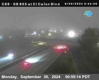 SB 805 at El Cajon Blvd (On Ramp)