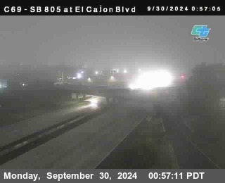 SB 805 at El Cajon Blvd (On Ramp)