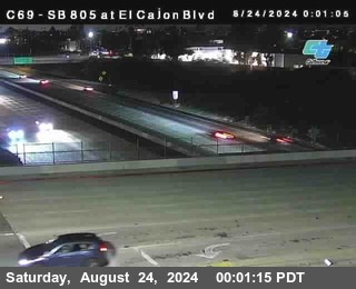 SB 805 at El Cajon Blvd (On Ramp)