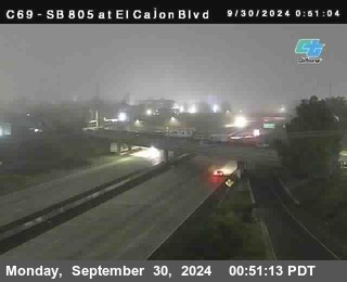 SB 805 at El Cajon Blvd (On Ramp)