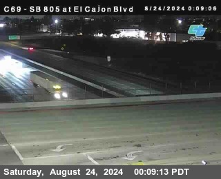 SB 805 at El Cajon Blvd (On Ramp)