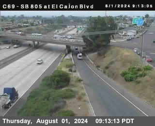 SB 805 at El Cajon Blvd (On Ramp)