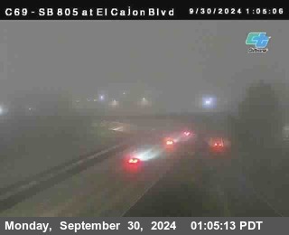 SB 805 at El Cajon Blvd (On Ramp)