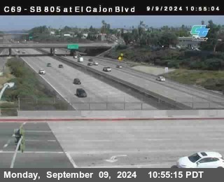 SB 805 at El Cajon Blvd (On Ramp)