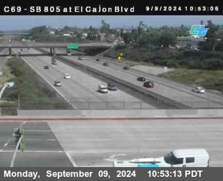 SB 805 at El Cajon Blvd (On Ramp)