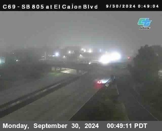 SB 805 at El Cajon Blvd (On Ramp)