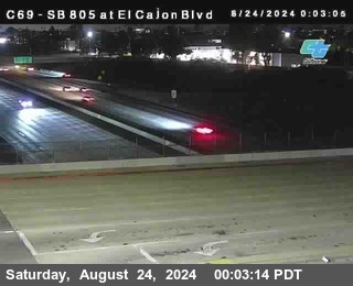 SB 805 at El Cajon Blvd (On Ramp)