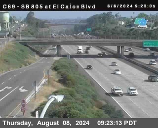 SB 805 at El Cajon Blvd (On Ramp)